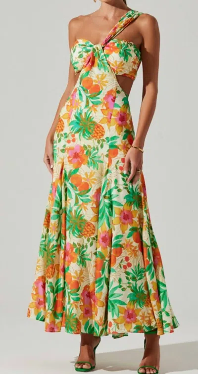 Astr The Label Aneira Dress In Multi