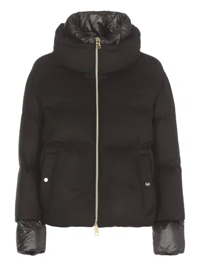 Shop Herno Coats In Black