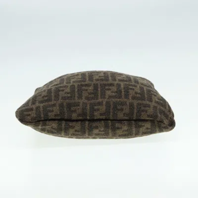 Pre-owned Fendi Zucca Brown Wool Tote Bag ()