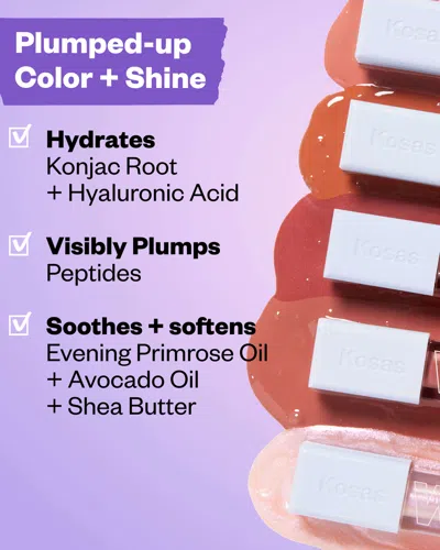 Kosas Unbuttoned Lip Set In Brown