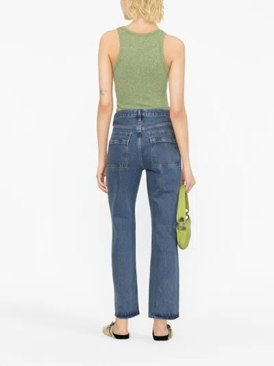 Agolde Cooper Straight Denim Cargo Jeans