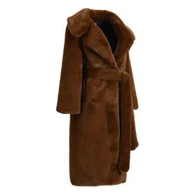 Wanan Touch Alpaca And Wool Faux Fur Coat