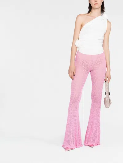 Blumarine Synthetic Fibers Trousers