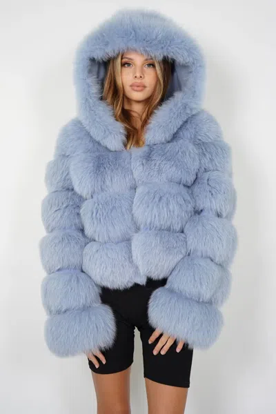 Wanan Touch Black Anai Jacket In Fox Fur