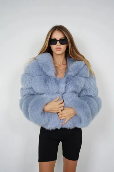 Wanan Touch Black Anai Jacket In Fox Fur