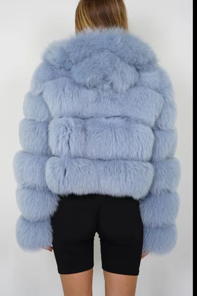 Wanan Touch Black Anai Jacket In Fox Fur