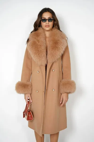 Wanan Touch Coat Chic Fucsia Mixed Cashmere