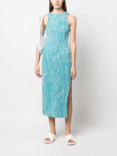 Vitelli Flow Jacquard Scoop Back Maxi Dress
