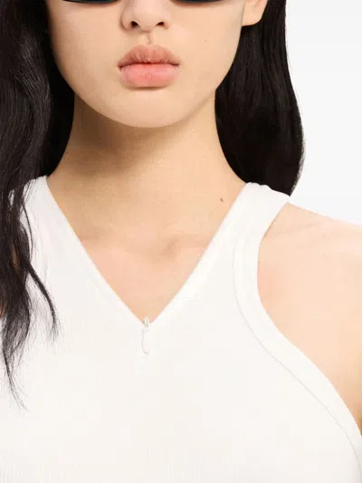 Courrèges Courreges Pre Criss Cross Cotton Tank Top