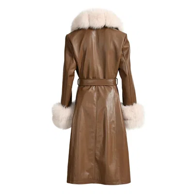 Wanan Touch Lux Special Brown Leather Coat