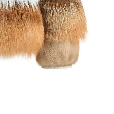 Wanan Touch Luxury Jacket In Red Fox Fur