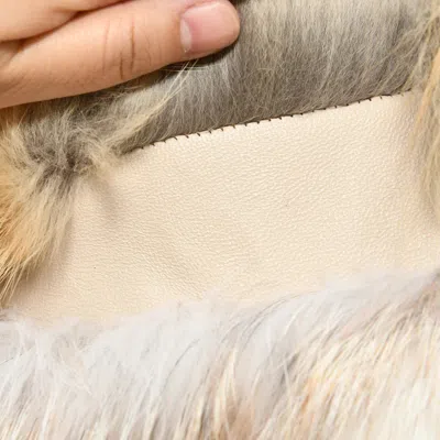 Wanan Touch Luxury Jacket In Red Fox Fur