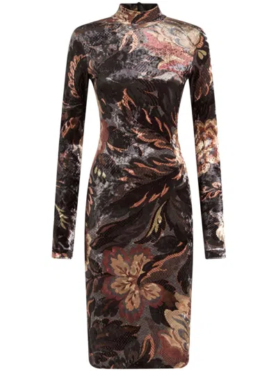 Shop Etro Printed Short Dress