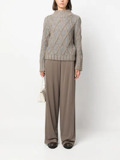 Fabiana Filippi Women's Wide Leg Wool Trousers