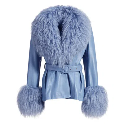 Wanan Touch Pegghy Leather Blue