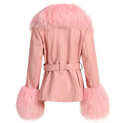 Wanan Touch Pegghy Leather Pink