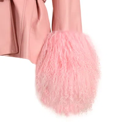 Wanan Touch Pegghy Leather Pink