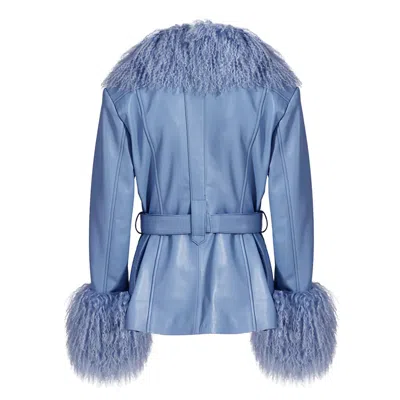 Wanan Touch Pegghy Leather Blue