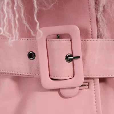 Wanan Touch Pegghy Leather Pink