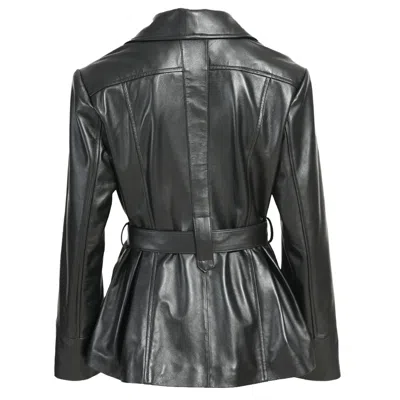 Wanan Touch Pegghy Leather Black