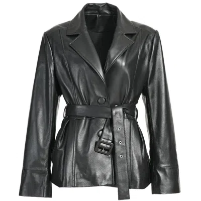Wanan Touch Pegghy Leather Black
