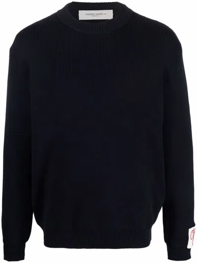 Shop Golden Goose Golden Cotton Crewneck Sweater