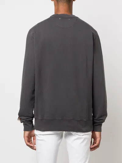 Golden Goose Golden M S Regular Sweatshirt Distressed Cotton Jersey With Logo Clothing