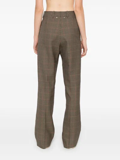 Golden Goose Relaxed Pied De Poule Check Pants