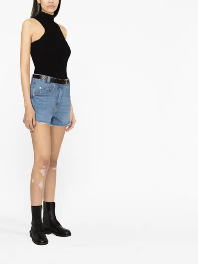 Iro Frayed-hem Denim Shorts