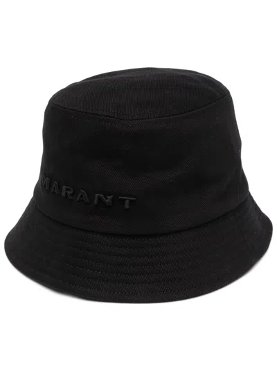 Isabel Marant Logo Embroidered Bucket Hat