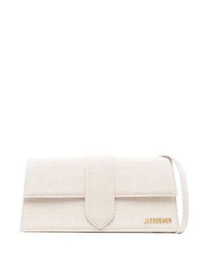 Shop Jacquemus Le Bambino Long Leather Shoulder Bag