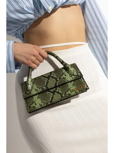 Jacquemus Python-embossed Leather Le Chiquito Long Shoulder Bag
