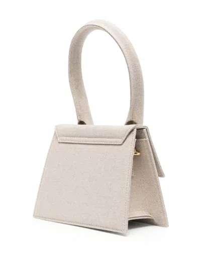 Shop Jacquemus Le Chiquito Moyen Leather Handbag