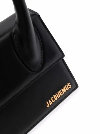 Jacquemus 'le Chiquito Noeud' Black Crossbody Bag With Logo Detail