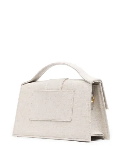 Shop Jacquemus Le Grand Bambino Leather Handbag