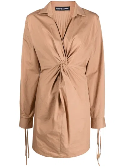 Andreädamo Andreādamo Cotton Mini Dress