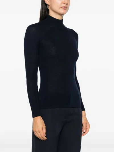 Majestic Wool And Silk Blend High-neck Sweater