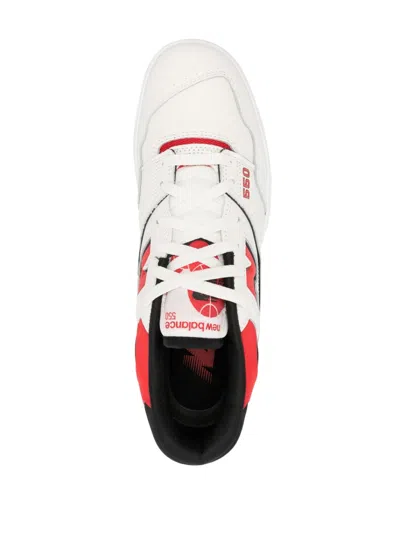 New Balance Premium Leather Sneakers Round Toe
