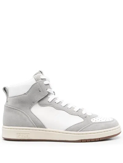 Polo Ralph Lauren Court Hi-top Suede Sneakers