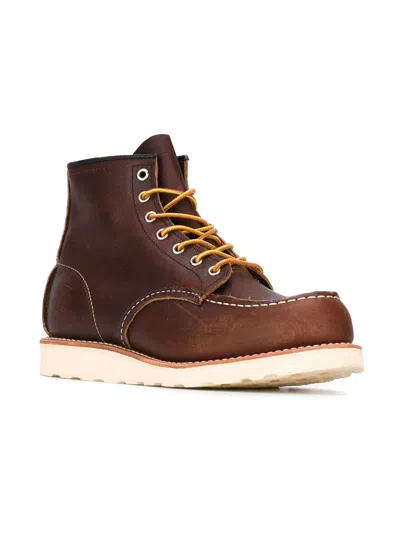 Red Wing 6-inch Classic Moc Boot Black Oxblood Mesa