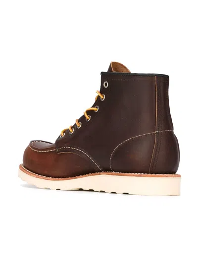 Red Wing 6-inch Classic Moc Boot Black Oxblood Mesa