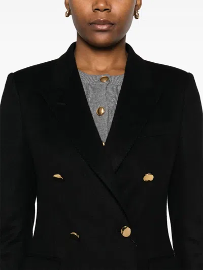 Shop Tagliatore Parigi Wool Double Breasted Jacket