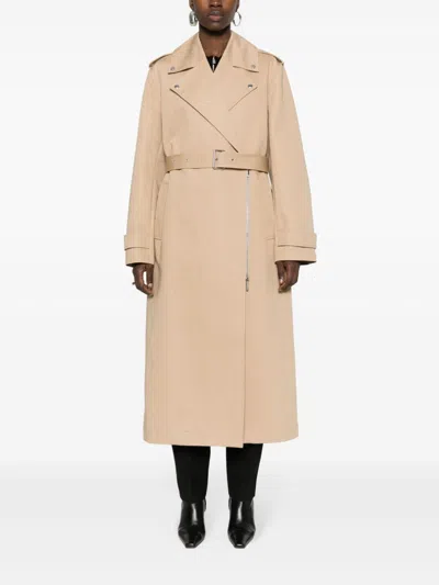 Totême Toteme Main Cotton Long Trench Coat