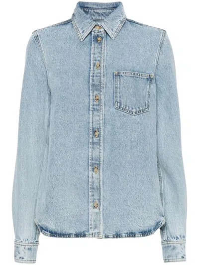 Shop Toteme Pre Organic Cotton Denim Shirt