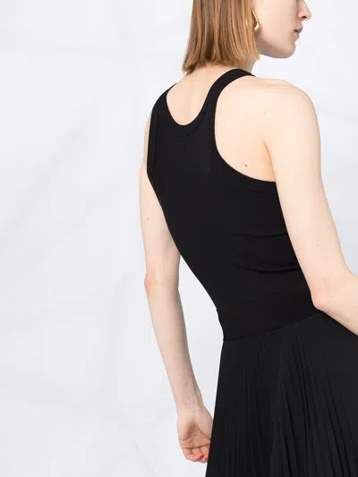 Totême Fine Curved Ribbed Tank Top