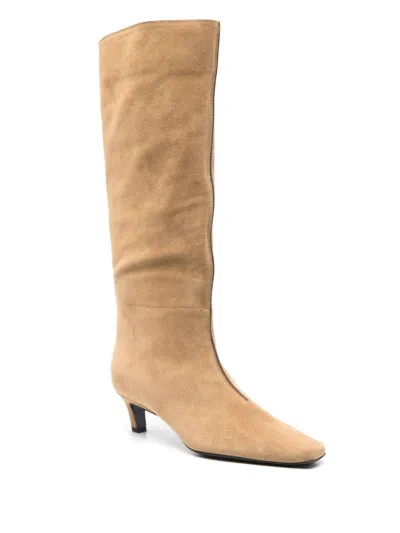 Totême Toteme The Wide Shaft Leather Boots
