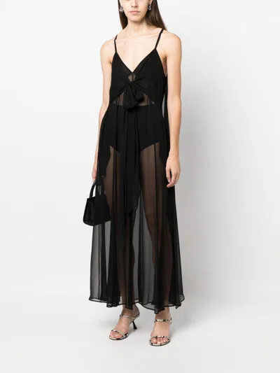Filippa K Transparent Tie Detail Dress