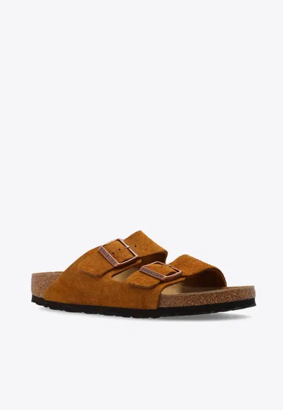 Birkenstock Arizona Buckle-fastened Sandals In Brown