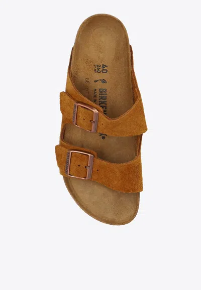 Birkenstock Arizona Buckle-fastened Sandals In Brown