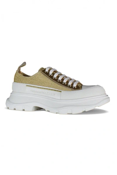Alexander Mcqueen Sneakers Tread Slick In Yellow